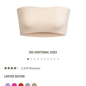 Skims “fits everybody bandeau bra” in Sand size small